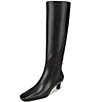 Sam Edelman Perla Leather Square Toe Tall Dress Boots - Image 6
