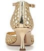 Sam Edelman Peyton Metallic Woven Raffia Ankle Wrap Dress Sandals - Image 3