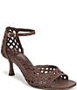Sam Edelman Peyton Woven Raffia Ankle Wrap Dress Sandals - Image 1