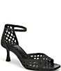 Sam Edelman Peyton Woven Raffia Ankle Wrap Dress Sandals - Image 1