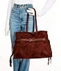 Sam Edelman Poppy Large Drawstring Suede Tote Bag, Color:Spiced Pecan - Image 4