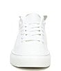 Color:White - Image 6 - Poppy Leather Lace-Up Sneakers