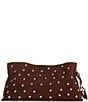 Sam Edelman Poppy Suede Studded Oversized Clutch, Color:Spiced Pecan - Image 1