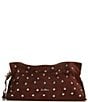 Sam Edelman Poppy Suede Studded Oversized Clutch, Color:Spiced Pecan - Image 2