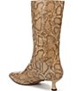 Sam Edelman Ramona Python Snake Print Leather Mid Dress Boots - Image 4