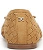Sam Edelman Ruthie Woven Suede Bow Detail Ballet Flats - Image 6