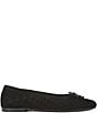 Sam Edelman Ruthie Woven Suede Bow Detail Ballet Flats - Image 4