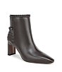 Sam Edelman Saige Leather Woven Snip Toe Dress Booties - Image 1