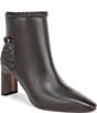 Sam Edelman Saige Leather Woven Snip Toe Dress Booties - Image 1
