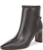 Sam Edelman Saige Leather Woven Snip Toe Dress Booties - Image 6