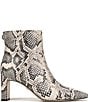 Sam Edelman Saige Python Print Leather Dress Booties - Image 2