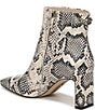 Sam Edelman Saige Python Print Leather Dress Booties - Image 4