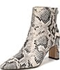 Sam Edelman Saige Python Print Leather Dress Booties - Image 6