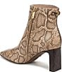 Sam Edelman Saige Two Tone Python Print Leather Dress Booties - Image 4