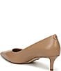 Sam Edelman Summer Leather Pointed Toe Kitten Heel Pumps - Image 6