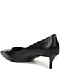 Sam Edelman Summer Leather Pointed Toe Kitten Heel Pumps - Image 4