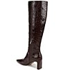 Sam Edelman Sylvia Crocodile Embossed Leather Tall Dress Boots - Image 4