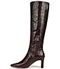Sam Edelman Sylvia Crocodile Embossed Leather Tall Dress Boots - Image 5