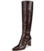 Sam Edelman Sylvia Crocodile Embossed Leather Tall Dress Boots - Image 6