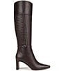 Sam Edelman Sylvia Leather Woven Snip Toe Tall Dress Boots - Image 2