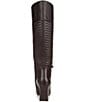 Sam Edelman Sylvia Leather Woven Snip Toe Tall Dress Boots - Image 3