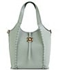 Sam Edelman Sylvia Mini Leather Whipstitch Bucket Bag - Image 1