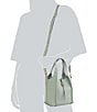 Sam Edelman Sylvia Mini Leather Whipstitch Bucket Bag - Image 6