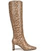 Sam Edelman Sylvia Snake Print Leather Tall Dress Boots - Image 2