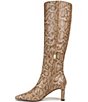 Sam Edelman Sylvia Snake Print Leather Tall Dress Boots - Image 5