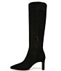 Color:Black - Image 5 - Sylvia Suede Tall Dress Boots