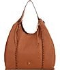 Sam Edelman Sylvia Whipstitch Expandable Hobo Bag, Color:Cognac - Image 1