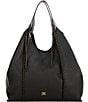 Sam Edelman Sylvia Whipstitch Expandable Hobo Bag, Color:Black - Image 1