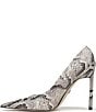 Sam Edelman Talula Python Print Leather Pointed Toe Stiletto Pumps - Image 5