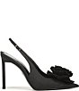Sam Edelman Tegan Flore Moire Pointed Toe Slingback Pumps - Image 2