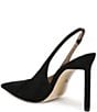 Sam Edelman Tegan Suede Pointed Toe Stiletto Slingback Pumps - Image 4