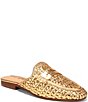 Sam Edelman Tullie Woven Metallic Leather Mules - Image 1