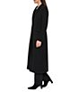 Sam Edelman Twill Wool Blend Notch Collar Button Front Maxi Blazer Coat - Image 3