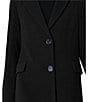 Sam Edelman Twill Wool Blend Notch Collar Button Front Maxi Blazer Coat - Image 4