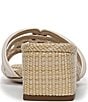 Sam Edelman Waylon Woven Raffia and Leather Double E Logo Slide Sandals - Image 5