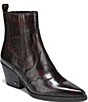 Sam Edelman West Leather Western Inspired Booties - Image 1
