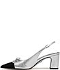 Sam Edelman Willette Metallic Leather Pointed Toe Slingback Pumps - Image 5
