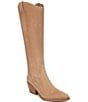 Sam Edelman Wyatt Suede Point Toe Tall Western Boots - Image 1