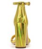 Color:Mimosa Gold - Image 3 - Yaro Liquid Metallic Ankle Strap Dress Sandals