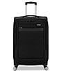 Color:Black - Image 1 - Ascella 3.0 Softside Collection Medium Expandable Spinner Suitcase