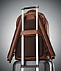 Color:Cognac - Image 5 - Classic Full Size Deluxe Leather Backpack