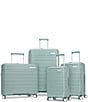Color:Cypress Green - Image 6 - Elevation™ Plus Expandable Hardside Medium Glider Spinner Suitcase