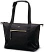 Color:Black - Image 1 - Mobile Solution Classic Convertible Carryall Tote Bag