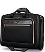 Color:Black - Image 1 - Mobile Solution Wheeled Office Upright Briefcase