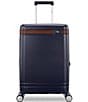 Color:Navy - Image 1 - Virtuosa Expandable Carry-On Spinner Suitcase