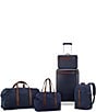 Color:Navy - Image 6 - Virtuosa Expandable Carry-On Spinner Suitcase